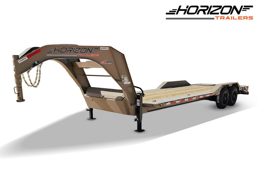 24' Horizon ETZ Gooseneck Equipment Tilt Trailer - (2) 8K Axles 15556