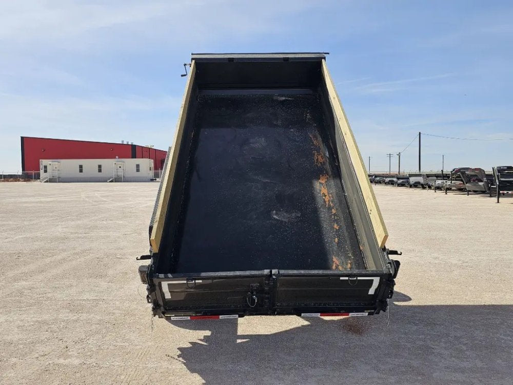 14' Horizon EZ7 Bumper Pull Dump Trailer 19" Sides - (2) 7K Axles 15863