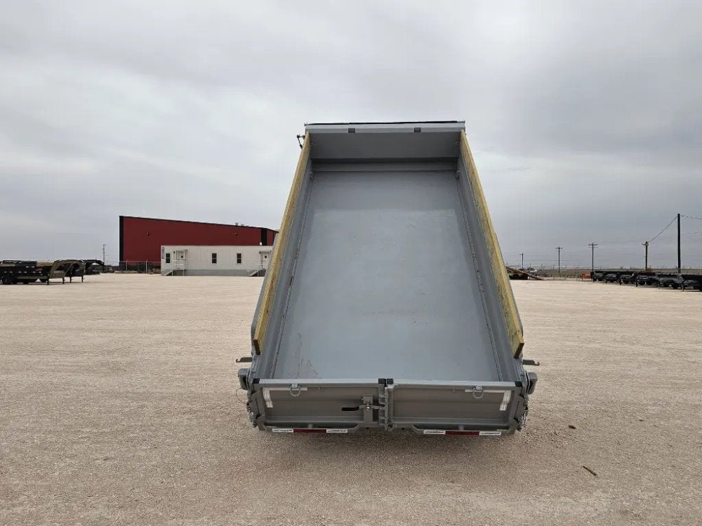 14' Horizon EZ7 Bumper Pull Dump Trailer 19" Sides - (2) 7K Axles 15853