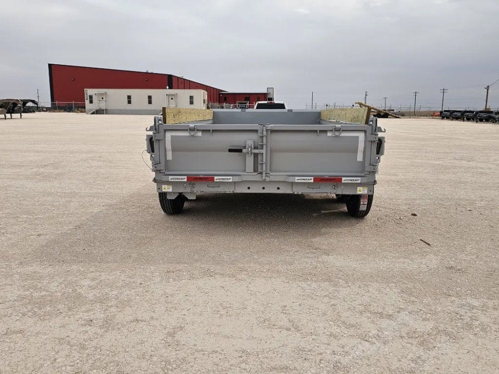 14' Horizon EZ7 Bumper Pull Dump Trailer 19" Sides - (2) 7K Axles 15853