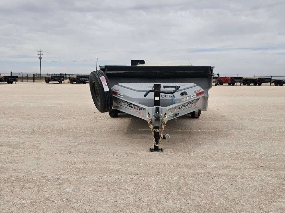 14' Horizon EZ7 Bumper Pull Dump Trailer 19" Sides - (2) 7K Axles 15853