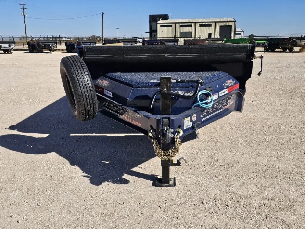 14' Horizon EZ7 Bumper Pull Dump Trailer 19" Sides - (2) 7K Axles 15842