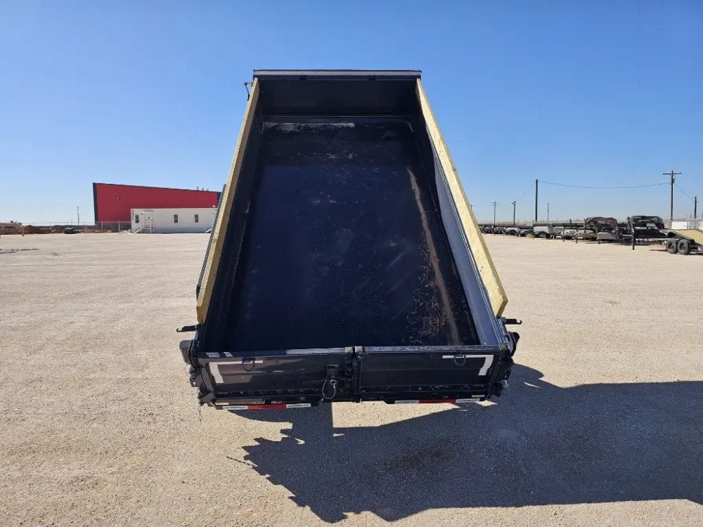 14' Horizon EZ7 Bumper Pull Dump Trailer 19" Sides - (2) 7K Axles 15842