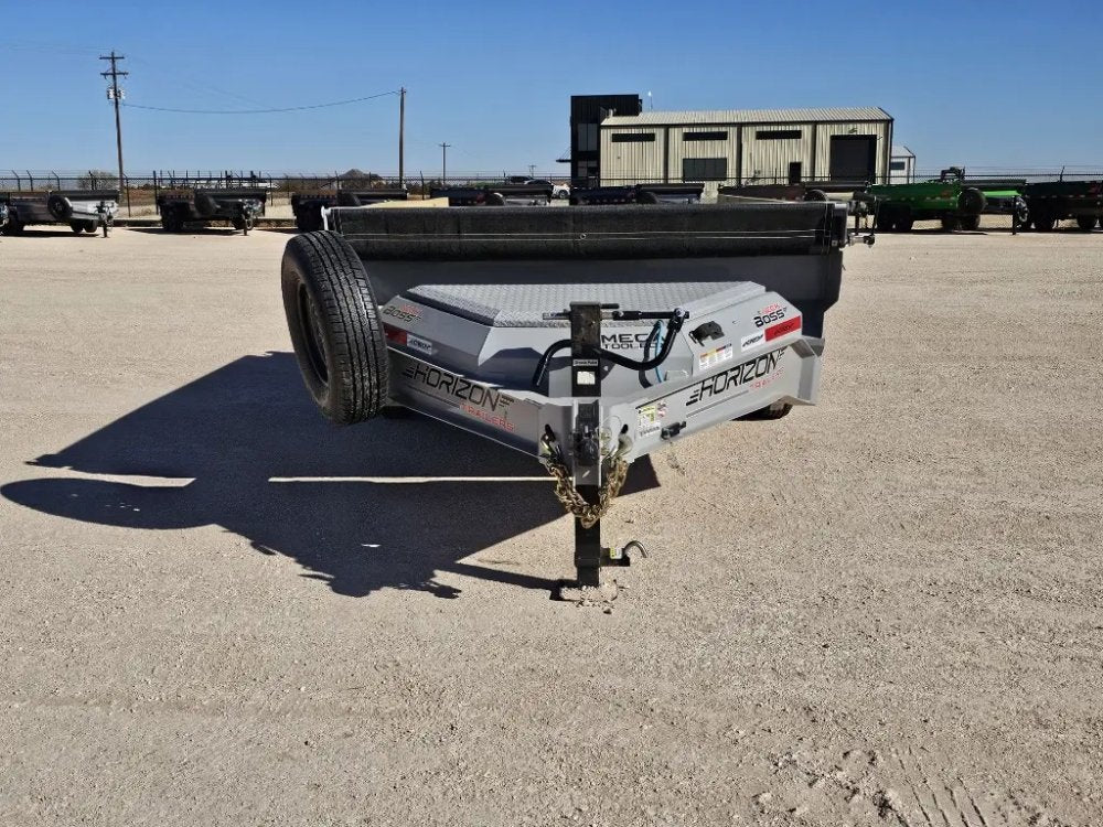14' Horizon EZ7 Bumper Pull Dump Trailer 19" Sides - (2) 7K Axles 15294