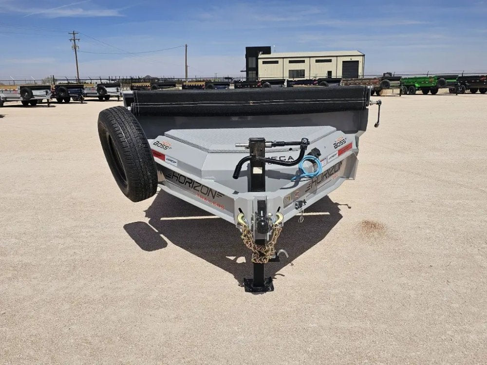 14' Horizon EZ7 Bumper Pull Dump Trailer 19" Sides - (2) 7K Axles 15854