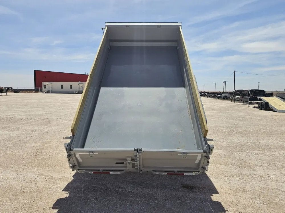 14' Horizon EZ7 Bumper Pull Dump Trailer 19" Sides - (2) 7K Axles 15854