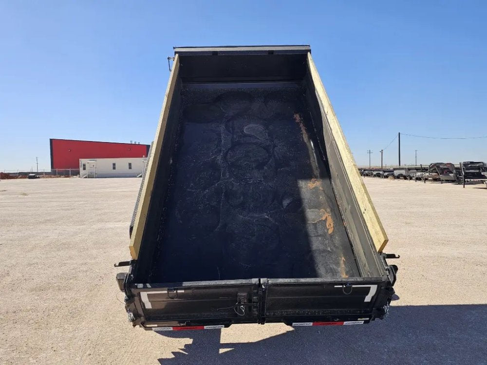 14' Horizon EZ7 Bumper Pull Dump Trailer 19" Sides - (2) 7K Axles 15865