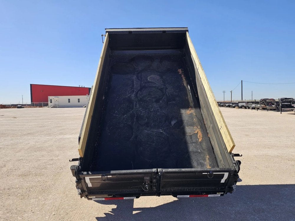 14' Horizon EZ7 Bumper Pull Dump Trailer 19" Sides - (2) 7K Axles 15861