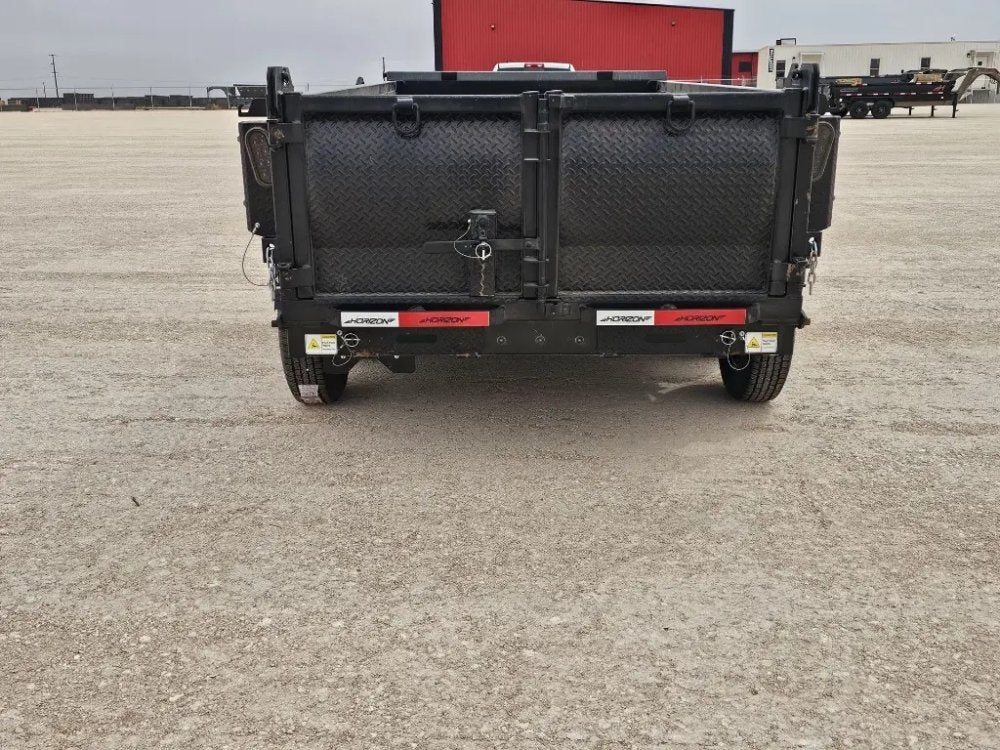 10' Horizon HZ5 Bumper Pull Dump Trailer 24" Side Walls - (2) 3.5K Axles 15796