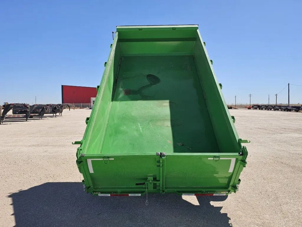 14' Horizon LZ7 Bumper Pull Dump Trailer 30" Side Walls - (2) 7K Axles 15931
