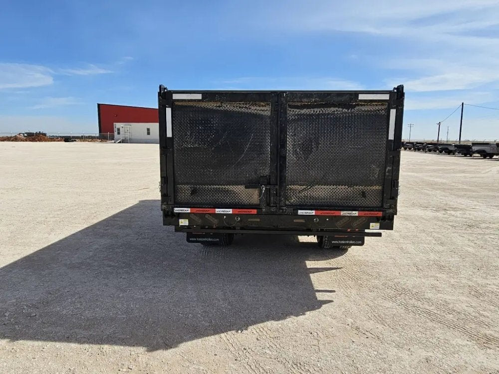 20 Horizon HZH Gooseneck Dump Trailer 48" Side Walls Hydraulic Jacks Telescopic - (2) 10K Axles 16021
