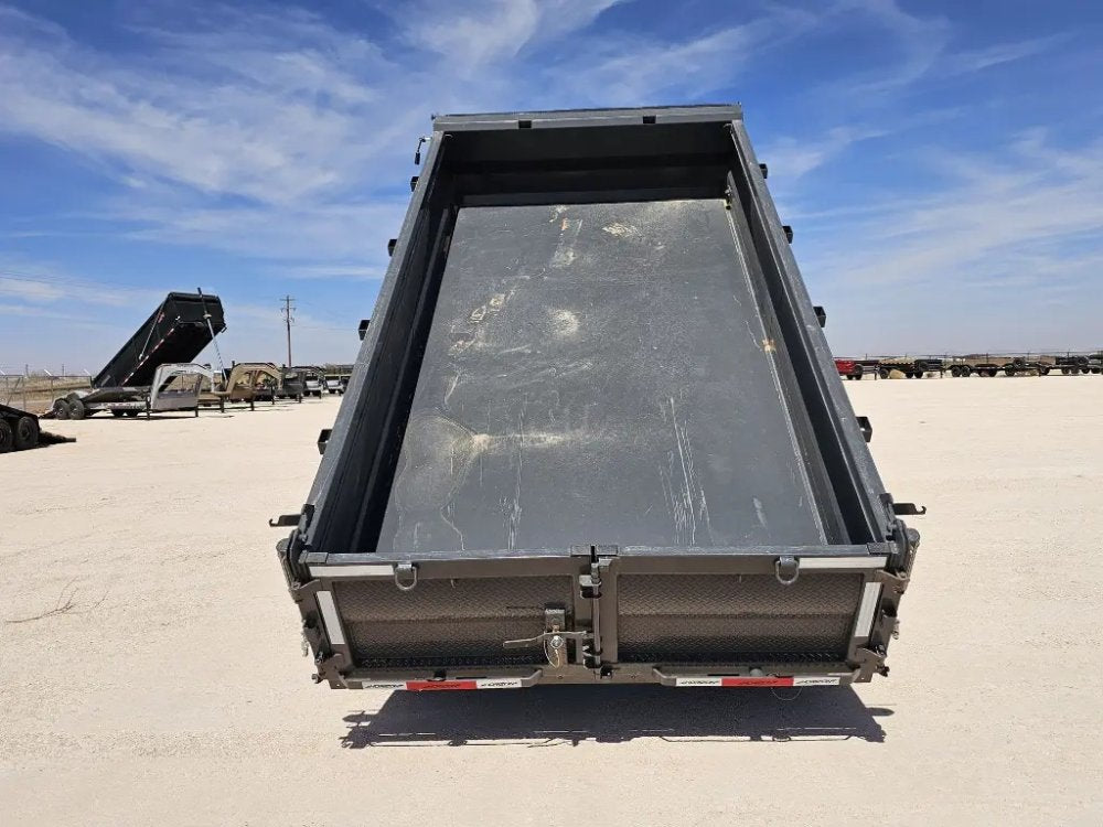 14' Horizon HZ7 Bumper Pull Dump Trailer 24" Side Walls - (2) 7K Axles 15063