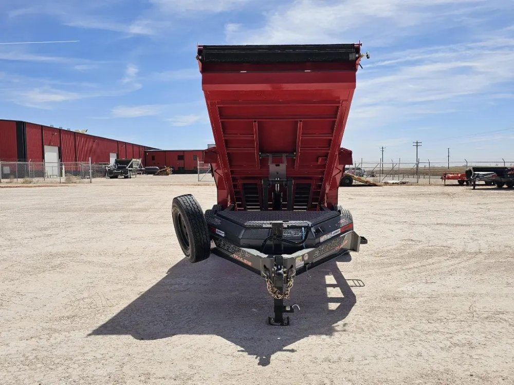 14' Horizon HZ7 Bumper Pull Dump Trailer 24" Side Walls - (2) 7K Axles 15065