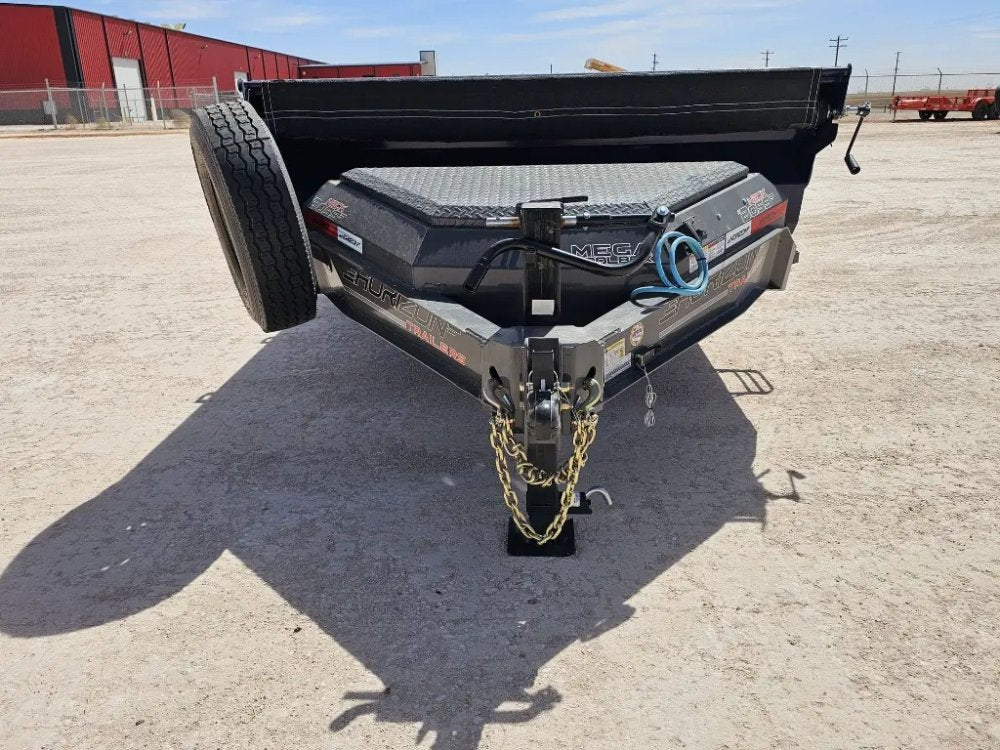14' Horizon HZ7 Bumper Pull Dump Trailer 24" Side Walls - (2) 7K Axles 15273