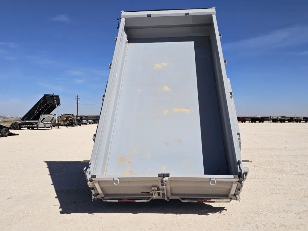 14' Horizon HZ7 Bumper Pull Dump Trailer 24" Side Walls - (2) 7K Axles 15265