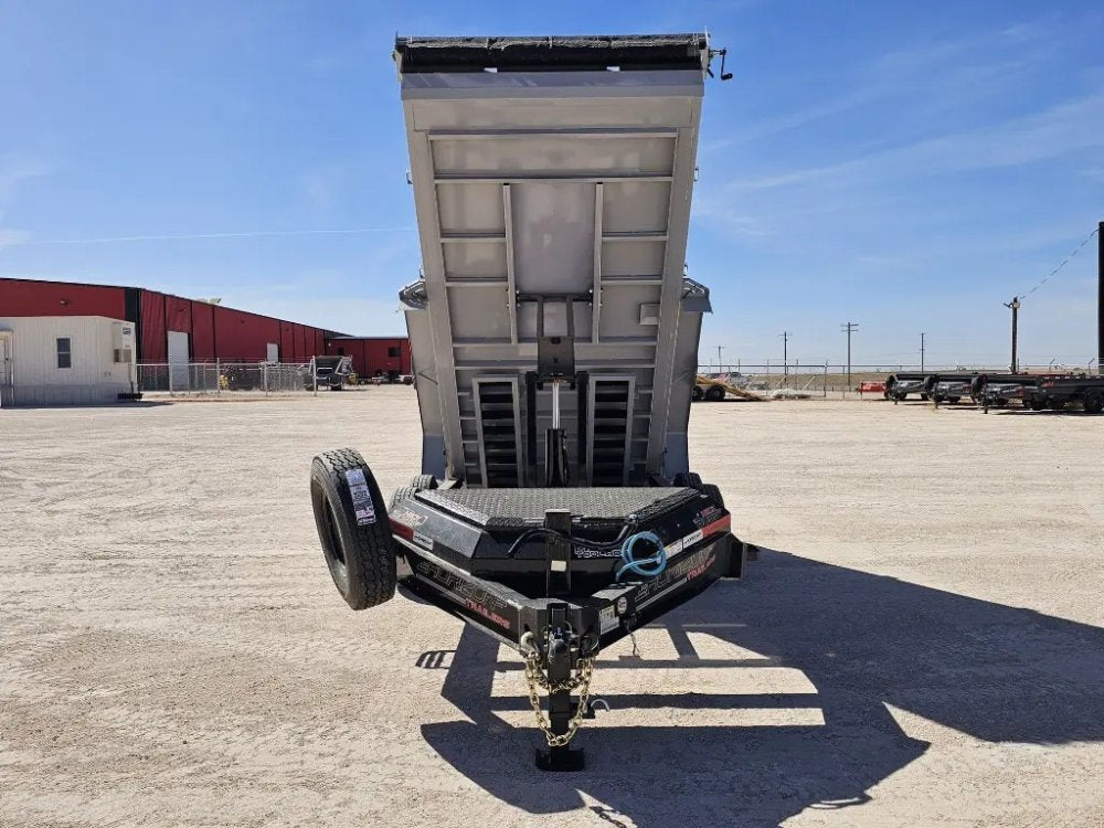 14' Horizon HZ7 Bumper Pull Dump Trailer 24" Side Walls - (2) 7K Axles 15265