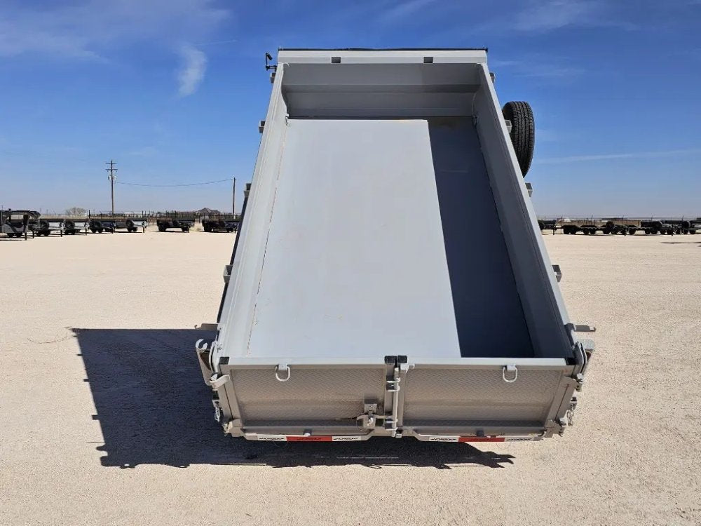 12' Horizon HZ6 Bumper Pull Dump Trailer 24" Side Walls - (2) 5.2K Axles 15158