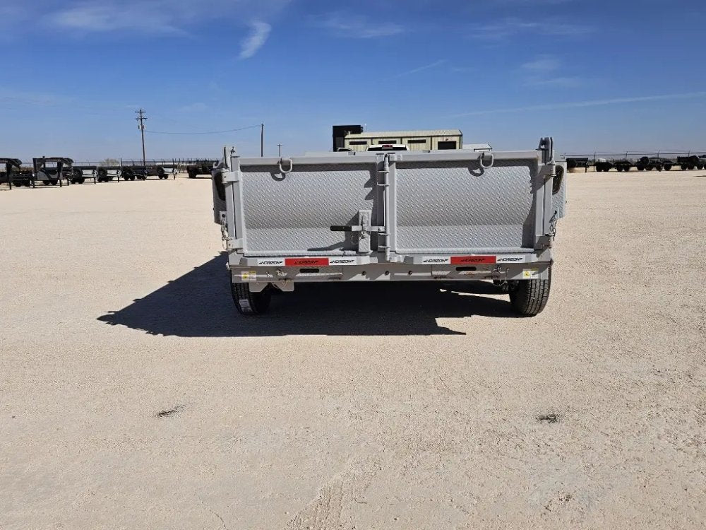 12' Horizon HZ6 Bumper Pull Dump Trailer 24" Side Walls - (2) 5.2K Axles 15158
