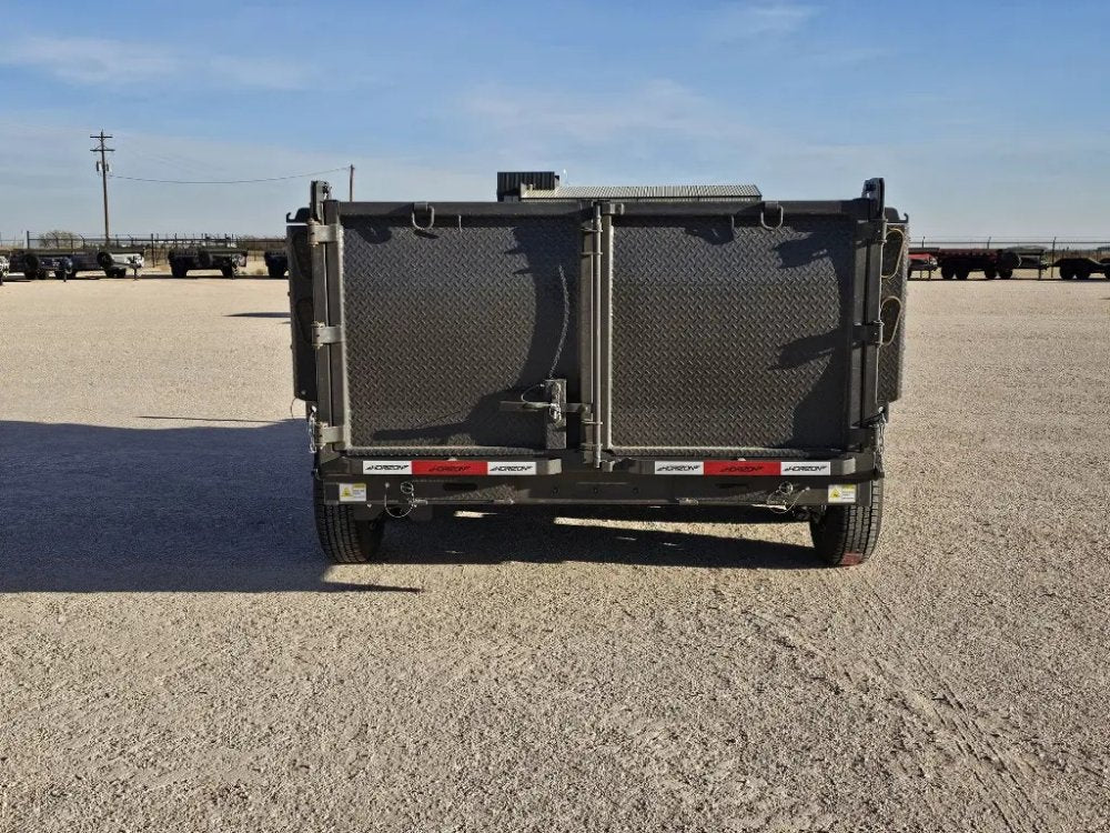 12' Horizon HZ6 Bumper Pull Dump Trailer 36" Side Walls - (2) 5.2K Axles 15964