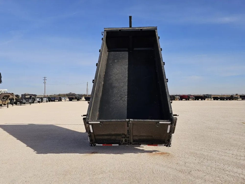 16' Horizon HZ7 Bumper Pull Dump Trailer 36" Side Walls - (2) 8K Axles 16151