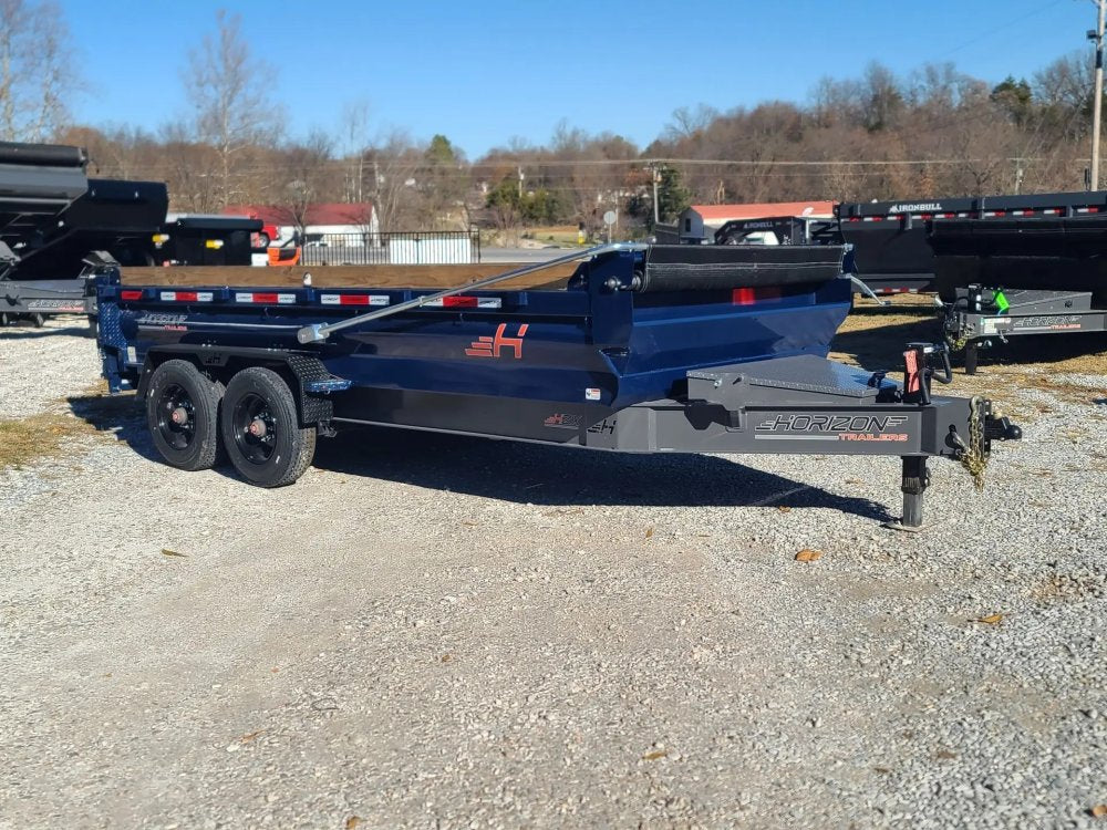 16' Horizon HZX Gooseneck Dump Trailer 24" Side Walls - (2) 10K Axles 2428