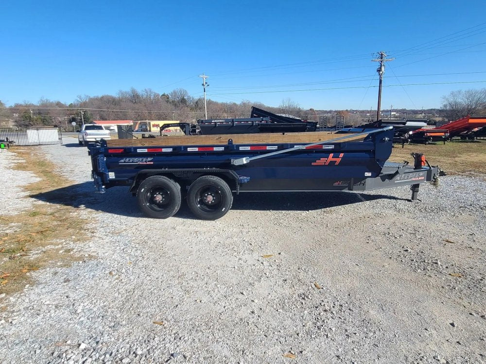 16' Horizon HZX Gooseneck Dump Trailer 24" Side Walls - (2) 10K Axles 2428