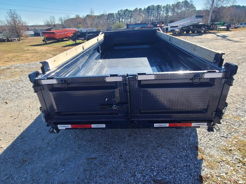 16' Horizon HZX Gooseneck Dump Trailer 24" Side Walls - (2) 10K Axles 2428