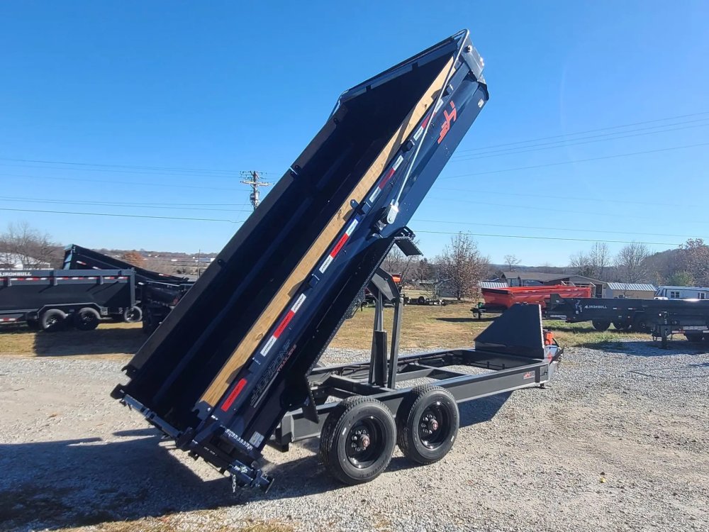 16' Horizon HZX Gooseneck Dump Trailer 24" Side Walls - (2) 10K Axles 2428