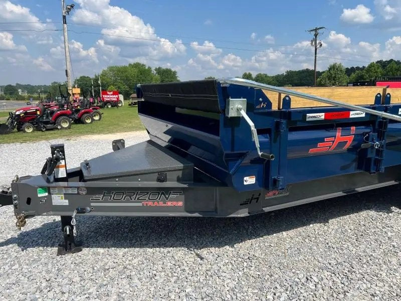 16' Horizon HZX Gooseneck Dump Trailer 24" Side Walls - (2) 10K Axles 2428