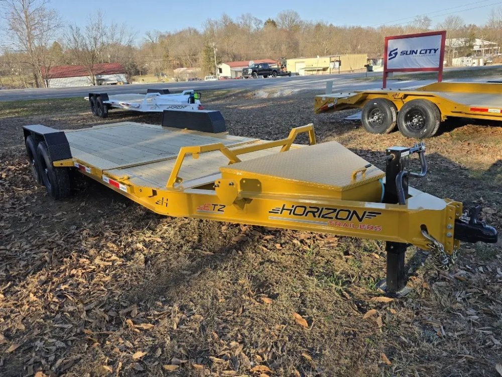 20' Horizon ETZ Bumper Pull Equipment Tilt Trailer - (2) 7K Axles 7039
