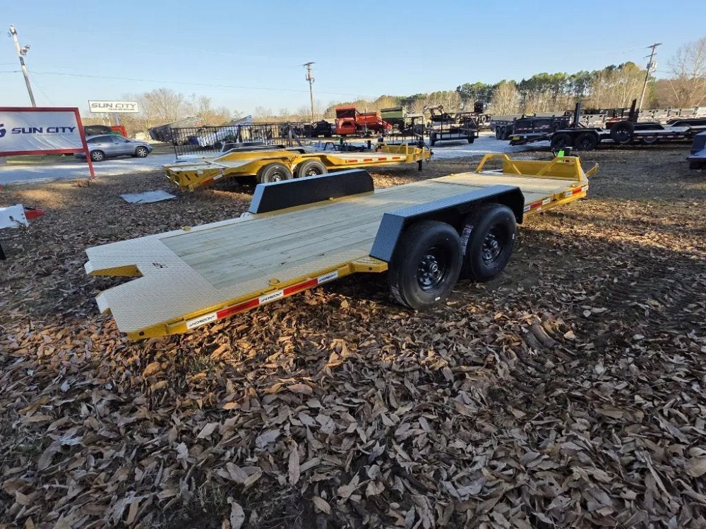 20' Horizon ETZ Bumper Pull Equipment Tilt Trailer - (2) 7K Axles 7039