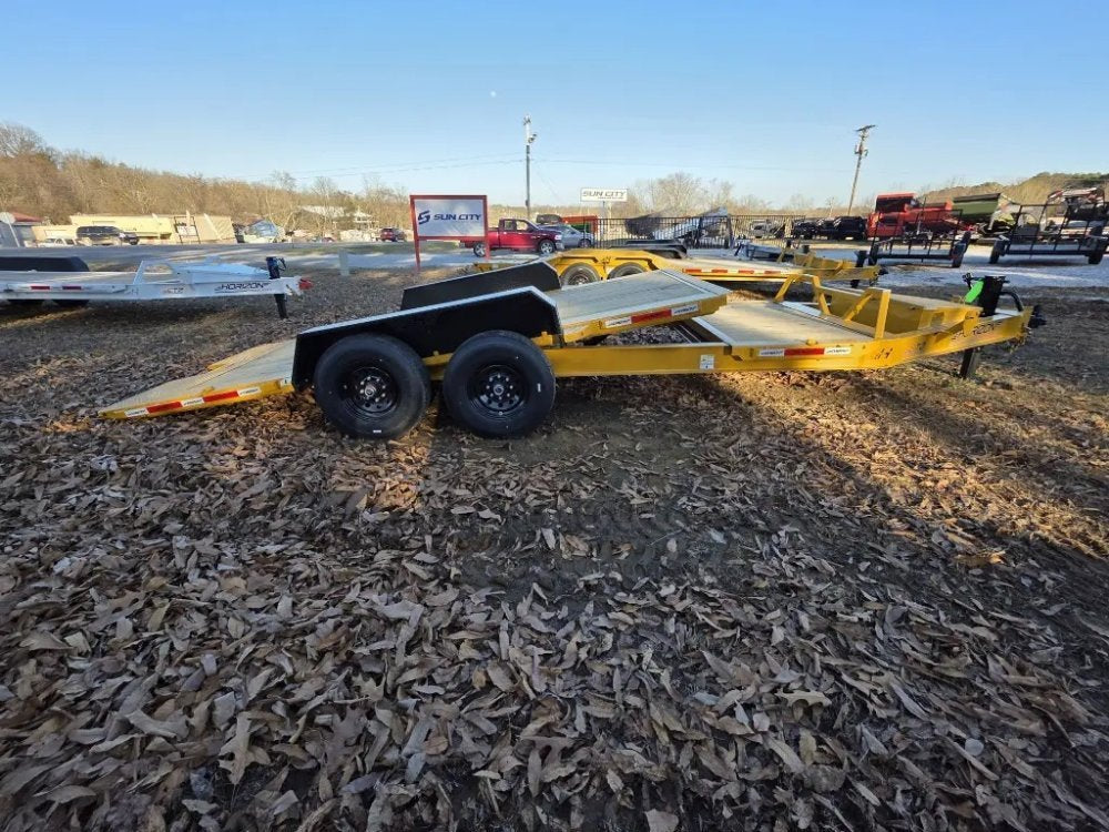 20' Horizon ETZ Bumper Pull Equipment Tilt Trailer - (2) 7K Axles 7039