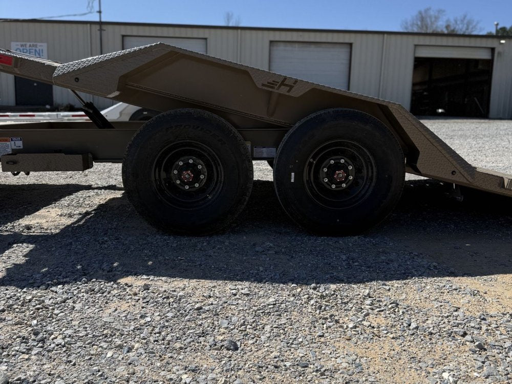 Horizon ETZ 24' Tilt Drive Over Fender Goosneck Trailer 8K (16'+8') 15553