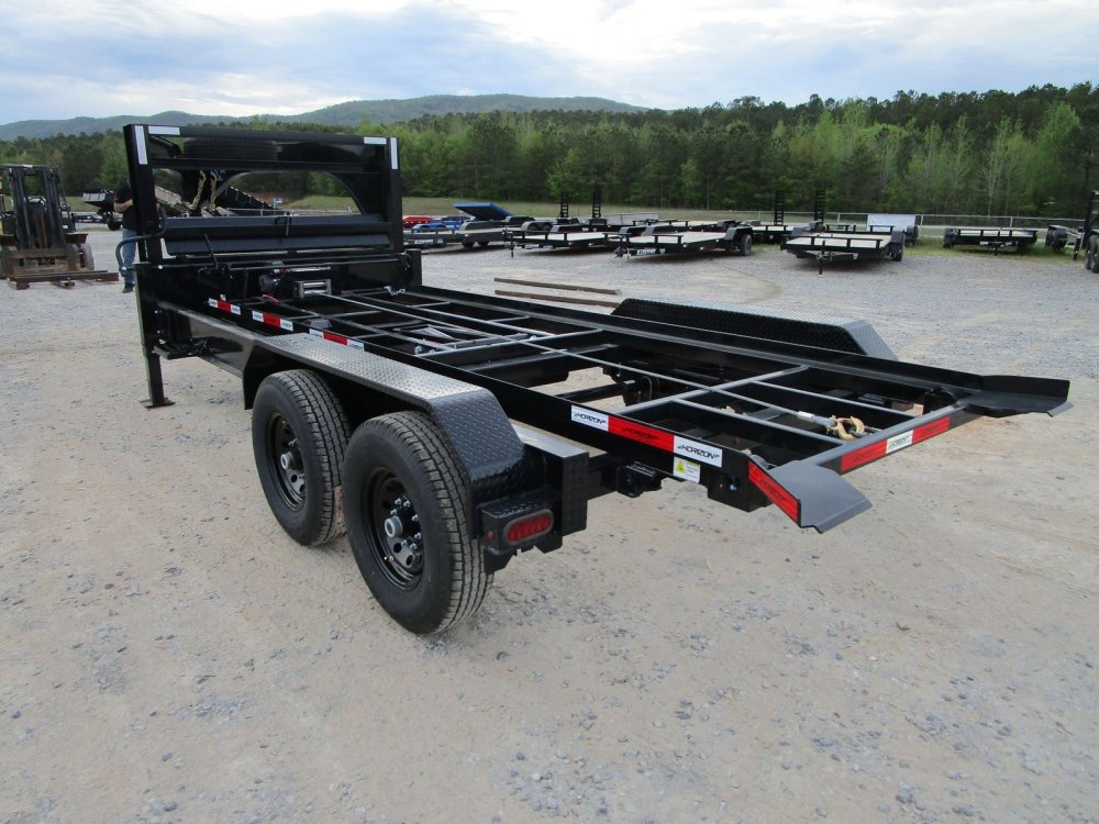 14' Horizon RDZ Gooseneck Roll Off Base Trailer - (2) 7K Axles 016330