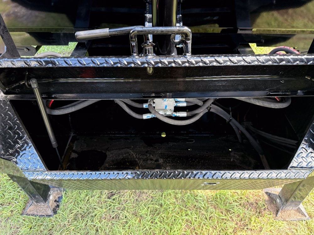 20 Horizon HZH Gooseneck Dump Trailer 48" Side Walls Hydraulic Jacks - (2) 12K Axles 8f-48d