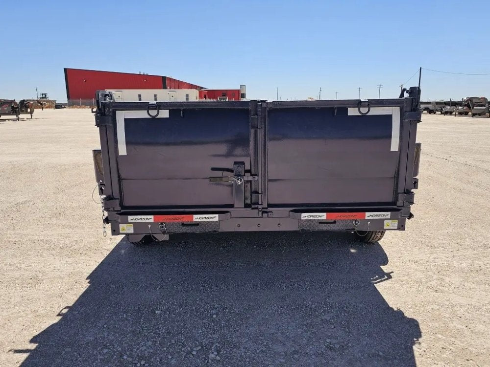 14' Horizon LZ7 Bumper Pull Dump Trailer 30" Side Walls - (2) 7K Axles 15939