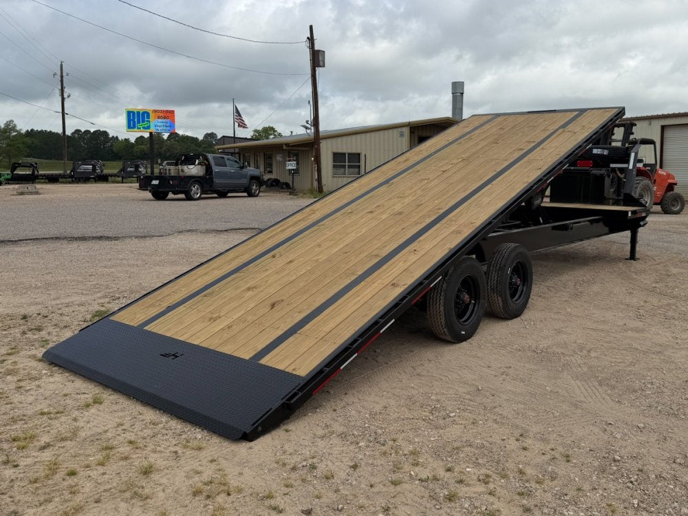 28' Horizon FTS Gooseneck Hydraulic Deckover Tilt Trailer - (2) 10K Axles c5-410