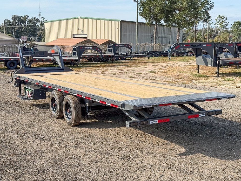 28' Horizon FTS Gooseneck Hydraulic Deckover Tilt Trailer - (2) 10K Axles 53-45f
