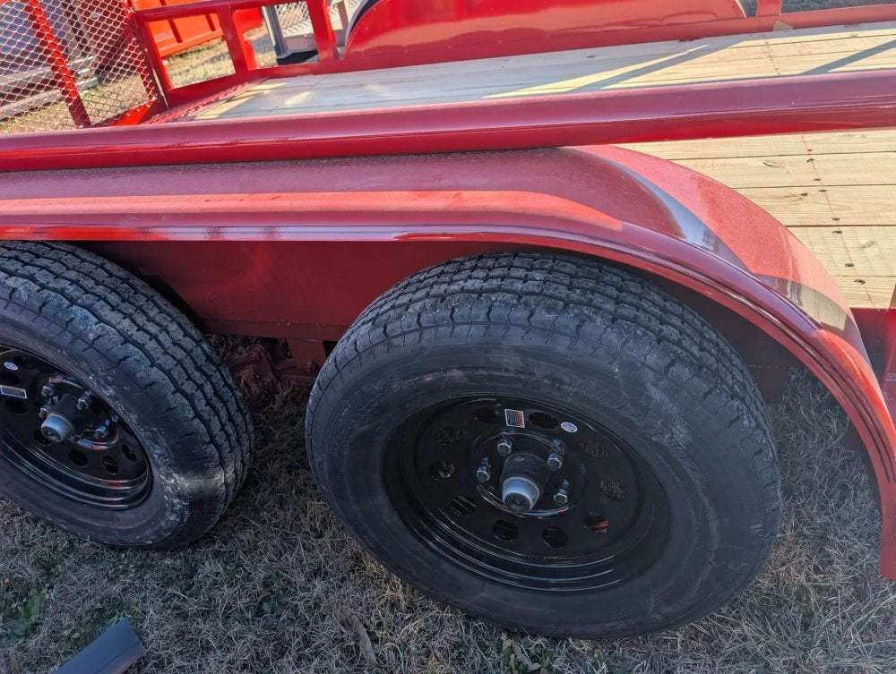 6.5 x 16 TA Pipe Top Utility Trailer Texas Bragg 6.5K 260714