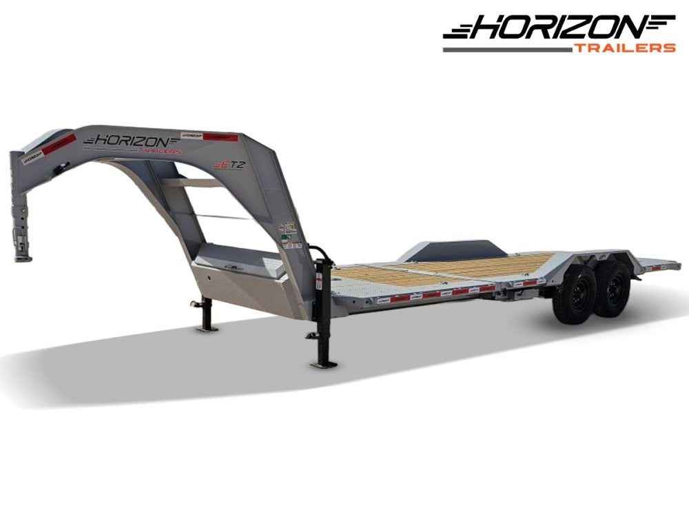 24' Horizon ETZ Gooseneck Equipment Tilt Trailer - (2) 8K Axles 15556