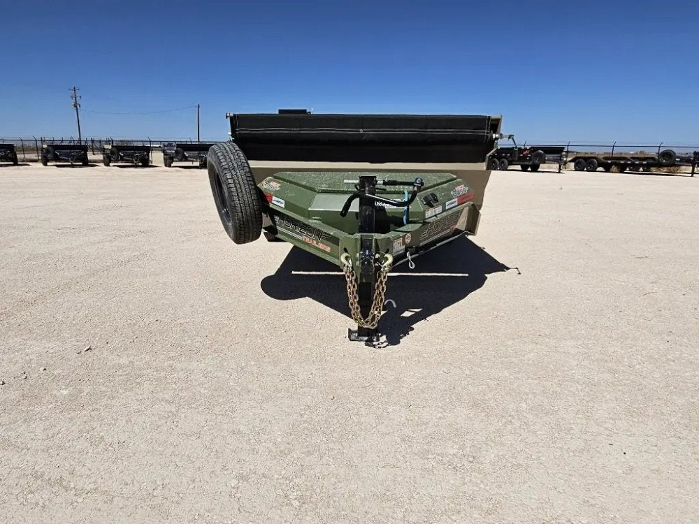 14' Horizon LZ7 Bumper Pull Dump Trailer 30" Side Walls - (2) 7K Axles 15933