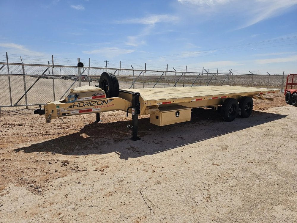 24' Horizon FFT Bumper Pull Full Deckover Tilt Trailer - (2) 10K Axles 15231