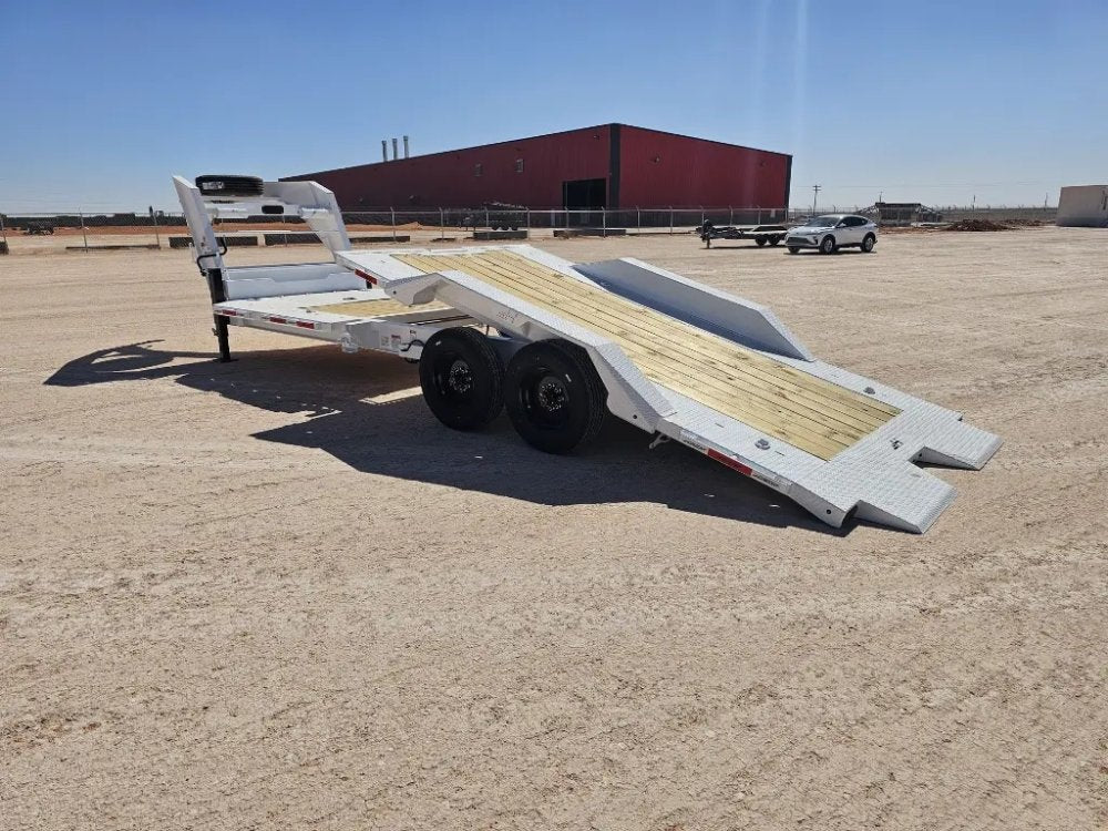 24' Horizon HET Gooseneck Equipment Tilt Trailer Drive Over Fenders - (2) 10K Axles 16857