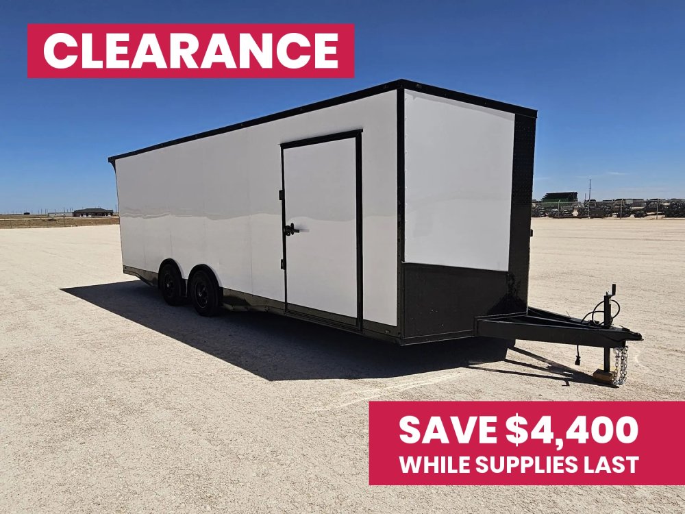 Steel Pines Cargo 8.5x24 TA3 Enclosed Trailer 10K 40097
