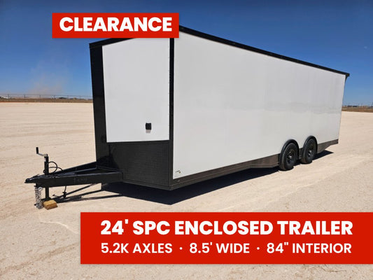 Steel Pines Cargo 8.5x24 TA3 Enclosed Trailer 10K 40097