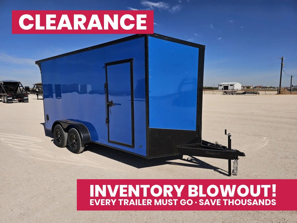 Steel Pines Cargo 7x16 TA2 Enclosed Trailer 7K 39837