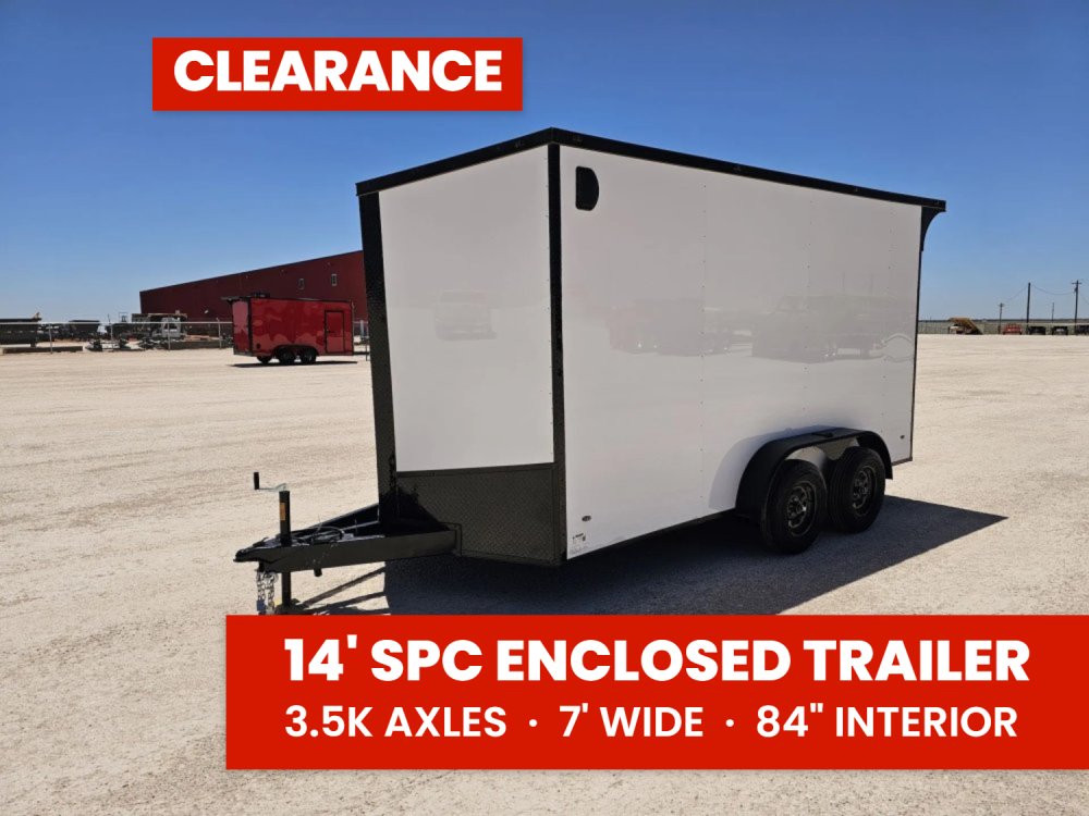 Steel Pines Cargo 7x14 TA2 Enclosed Trailer 7K 39890