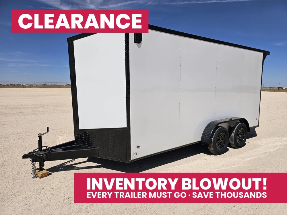 Steel Pines Cargo 7x16 TA2 Enclosed Trailer 7K 39952