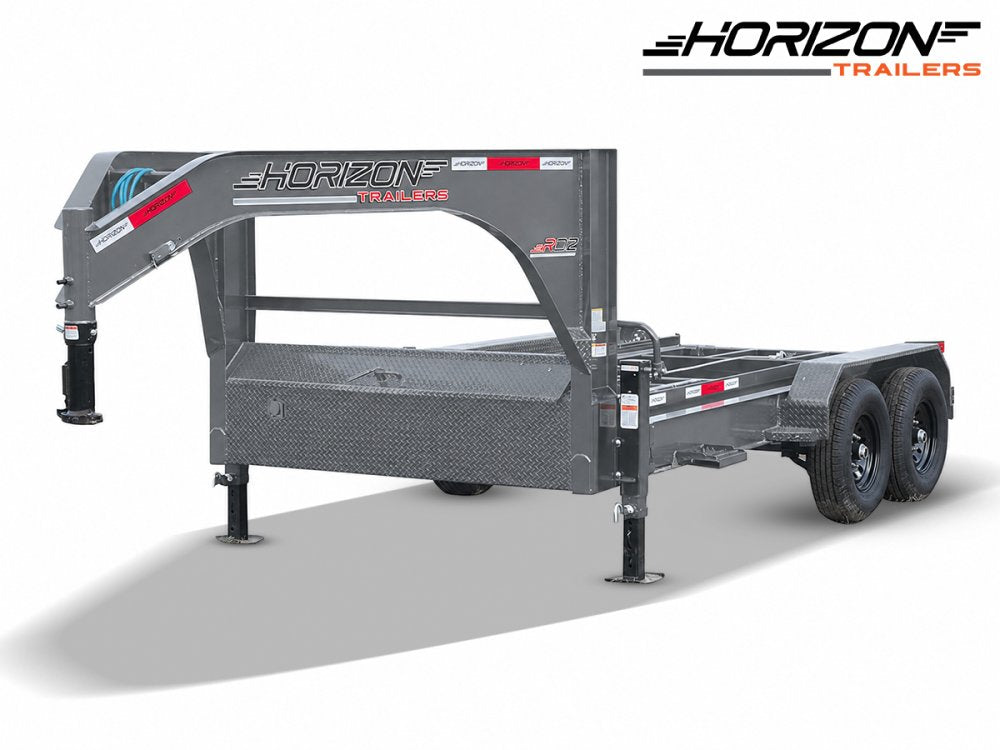 14' Horizon RDZ Gooseneck Roll Off Base Trailer - (2) 7K Axles 13840