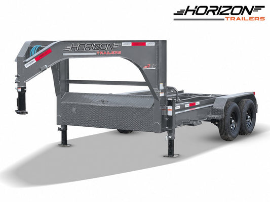 14' Horizon RDZ Gooseneck Roll Off Base Trailer - (2) 7K Axles 13840